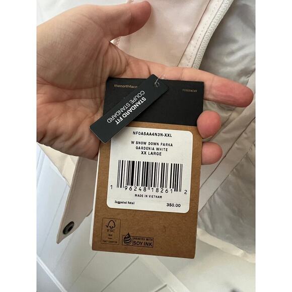 NWT The North Face Snow Down Parka XXL - Picture 5 of 9